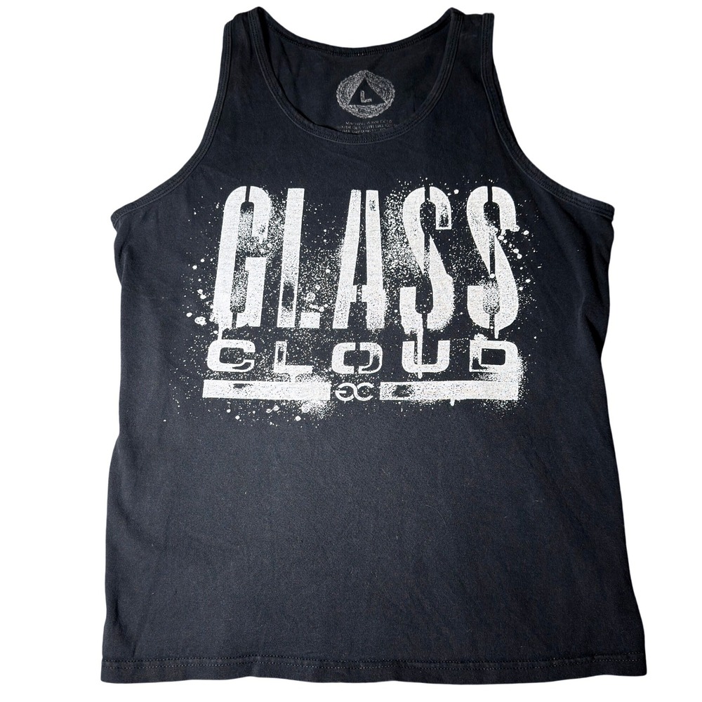Glass Cloud Band Tank Top Mens Large Black Metalcore Progressive Metal Merch